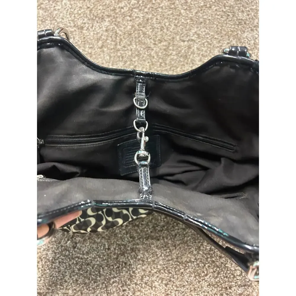 Coach Peyton Dream Signature tote Black and White